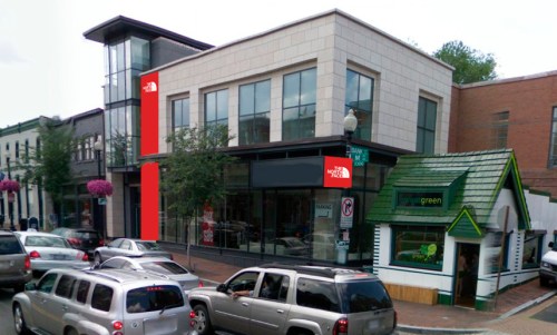 North Face Store: Now with racing stripe