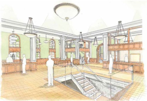 Lobby for New Georgetown Libary