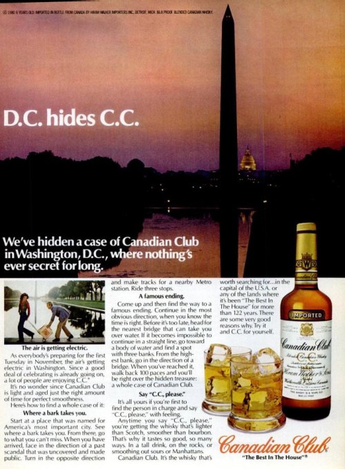 Canadian Club Ad