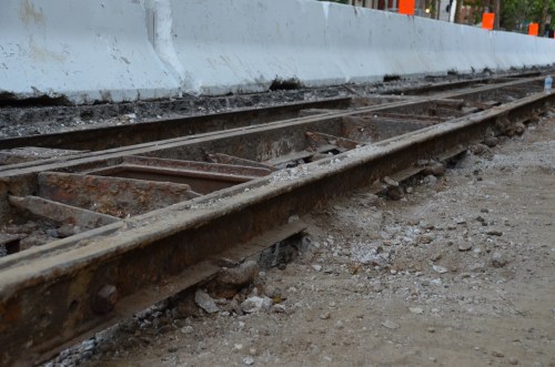 Crews Begin to Remove Streetcar Tracks Today